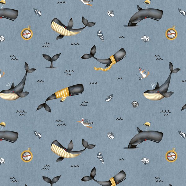Baumwolljersey Wale Poppy Fabrics